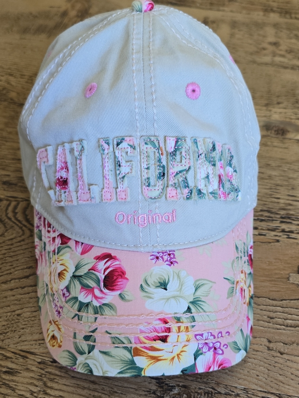 Robin Ruth Floral Baseball Cap - Pink